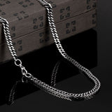 Stainless Steel Necklace Chain Curb Chain 23 Inches 3.5MM  Lobster Clasp B242