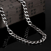 Stainless Steel Necklace Chain Curb Chain 23 Inches 3.5MM Lobster Clasp B243