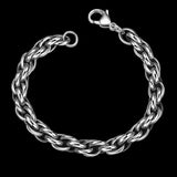 Stainless Steel Bracelet 8.5 Inches 8MM Lobster  L417