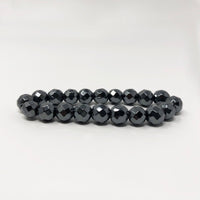 Hematite Non-Magnetic Bracelet Mens Womens Unisex Adjustable Size X49