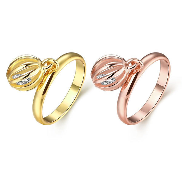 Rose Gold Plated Fashion Ring AAA Zirconia Women B277