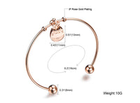 Rose Gold Plated Bracelet Women's G298