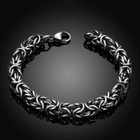 Stainless Steel Bracelet  9 Inches 7MM Lobster L423