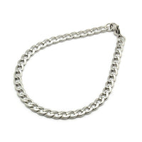 Stainless Steel Chain Twisted Bracelet Making Lobster Silver 8.2" 5.5mm Z216