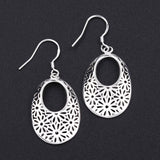 Sterling Silver Plated Earrings  Drop Dangle Fish Hook Clasp L693