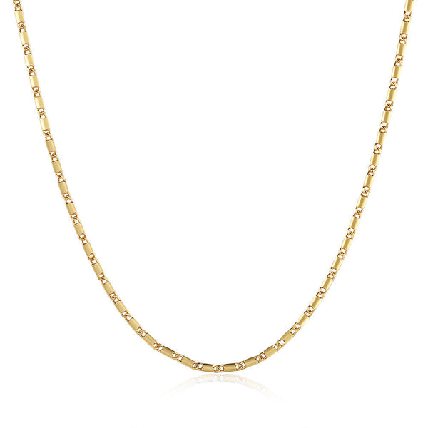 Yellow Gold Plated Necklace Chain Lobster Clasp B324