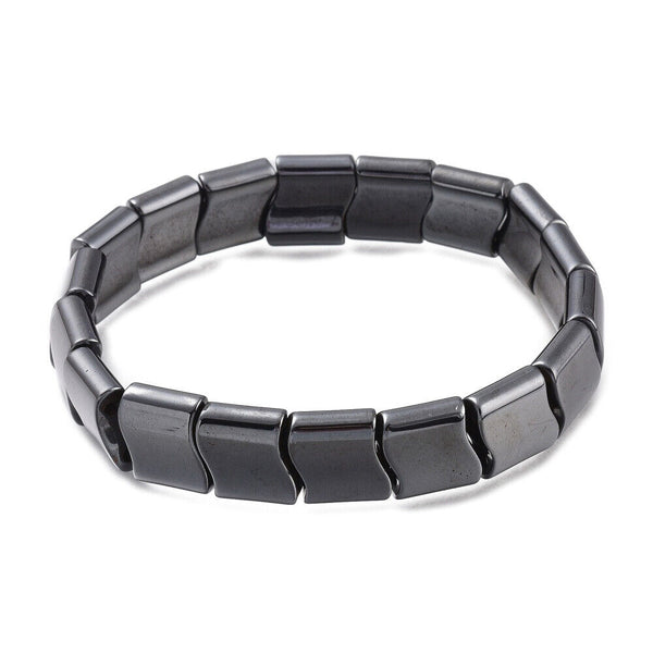 Magnetic Hematite Stretch Pain Relief Energy Powerful Bracelet Adjustable G7