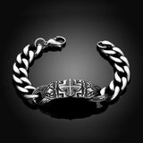 Stainless Steel Bracelet 8.5 Inches 13MM Lobster L408