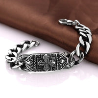 Stainless Steel Bracelet 8.5 Inches 13MM Lobster L408