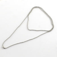 316L Stainless Steel Pendant 1.29X1.47Inch Eagle Triangle Necklace 22" B136