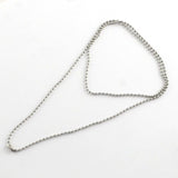316L Stainless Steel Pendant 1.29X1.47Inch Eagle Triangle Necklace 22" B136