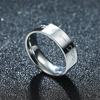 Stainless Steel Band Fashion Wedding Ring Men's Unisex B465