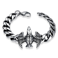 Stainless Steel Bracelet 8 Inches 11MM Lobster  L430