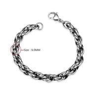 Stainless Steel Bracelet 8.5 Inches 8MM Lobster  L417