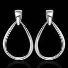 Sterling Silver Dangle Chandelier Stud Pierced Earrings L160