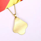 Yellow Gold Plated Necklace Pendant Drop 19 Inches 1MM Lobster Clasp B259