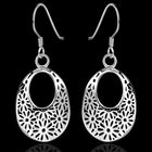 Sterling Silver Plated Earrings  Drop Dangle Fish Hook Clasp L693