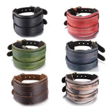 Leather Bracelet Colors 11 Inches 51MM Belt buckle  L465