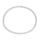 Stainless Steel Cuban Necklace Chunky Necklace Lobster Silver 20" 30" Z540