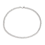 Stainless Steel Cuban Necklace Chunky Necklace Lobster Silver 20" 30" Z540