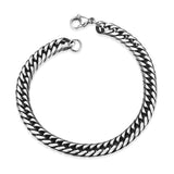 Stainless Steel Bracelet 8 Inches 7MM Lobster L418