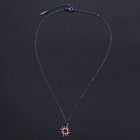 Stainless Steel Pendants Necklace Lobster Sun Rainbow 15-3/4" 40cm 1.5mm Z609