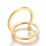 304 Stainless Steel Hollow Finger Rings Rhinestone Round Gold Size 7 17mm  A8