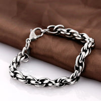 Stainless Steel Bracelet 8.5 Inches 8MM Lobster  L417