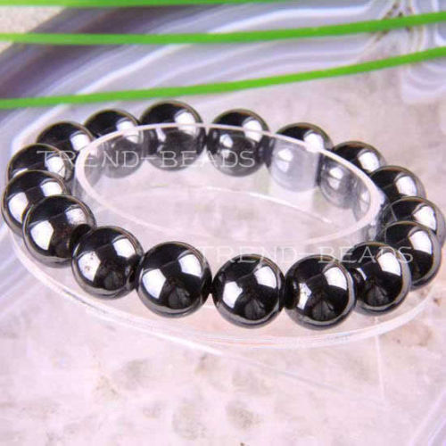 Magnetic Hematite Bracelet Pain Relief Energy Powerfull Elastic G6