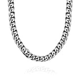 Stainless Steel Necklace Chain Curb Chain 23 Inches 3.5MM Lobster Clasp B243