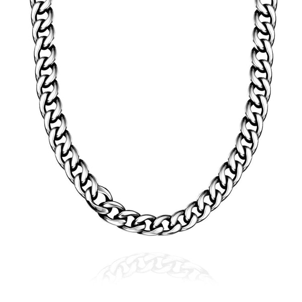 Stainless Steel Necklace Chain Curb Chain 23 Inches 3.5MM Lobster Clasp B243