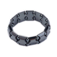 Non-Magnetic Hematite Pain Relief Energy Powerful Stretch Bracelet Adjustable G8