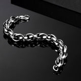 Stainless Steel Bracelet 8 Inches 8MM Lobster  L438