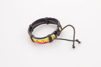 Genuine Leather Woven Handmade Bracelet Men's Unisex  Wrap Tribal H264