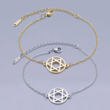 Stainless Steel Bracelet for Jewish Lobster Star of David Silver Ajustable Z211