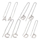 Stainless Steel Stud Earrings Earrings Ear Threads Alphabet Initial Letter Z314