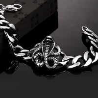 Stainless Steel Bracelet 8 Inches 13MM Lobster L411