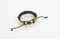 Genuine Leather Handmade Bracelet Men's Unisex  Wrap Tribal H177