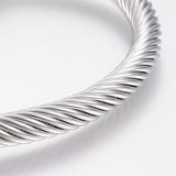 Stainless Steel Cuff Bangles Torque Bangles Mixed Color Adjustable Size Z101
