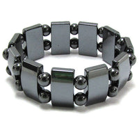 Magnetic Hematite Bracelet Pain Relief Energy Powerfull Elastic G2