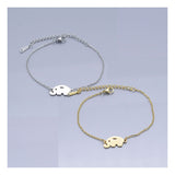 201 Stainless Steel Link Bracelet Lobster Elephant Silver Gold Adjustable P255