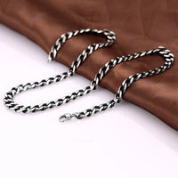 Stainless Steel Necklace Chain Curb Chain 23 Inches 3.5MM Lobster Clasp B243