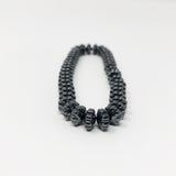 Hematite Non-Magnetic Bracelet Mens Womens Unisex Adjustable Size X30