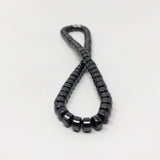 Hematite Non-Magnetic Bracelet Mens Womens Unisex Adjustable Size Black X6