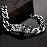 Stainless Steel Bracelet 8.5 Inches 13MM Lobster L408