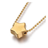 Stainless Steel Pendant Necklaces Ball Lobster Star Gold 16.14 inches 41cm Z535