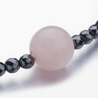 Gemstone Beaded Bracelets/Necklace Non-Magnetic Hematite Beads 22.4" P37