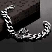 Stainless Steel Bracelet 8.5 Inches 13MM Lobster  L406