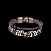 Leather Bracelet Handmade  8 Inches 16MM Hook  L489