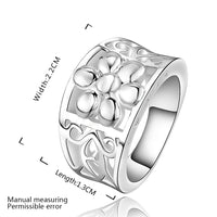 Sterling Silver Plated Fashion Ring For Women B367